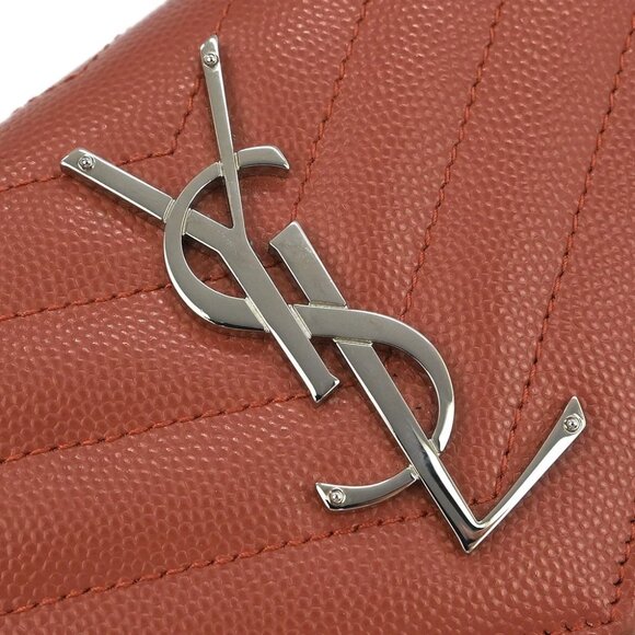 Saint Laurent Pink Envelope WOC Wallet on Chain Handbag INN393965・0216 166390 - Picture 6 of 7